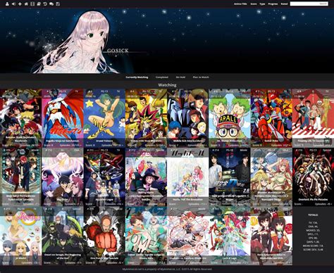 my anime lidt|myanimelist search.